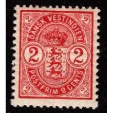 1903 Dansk Vestindien - AFA 22 - Våbentype - Postfrisk.